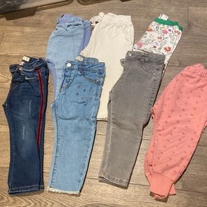 Toddler girl Zara pants clothing lot size 18-24